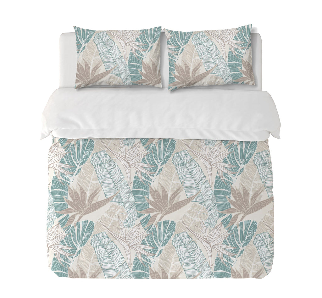 Textiles, Tela, Cojín, Funda Plumón, Piecera, Ropa Cama, Textil, cubre plumón, Genero, Cojines, Manta, Chal, Cubre Cama, Diseño Banana Leaf