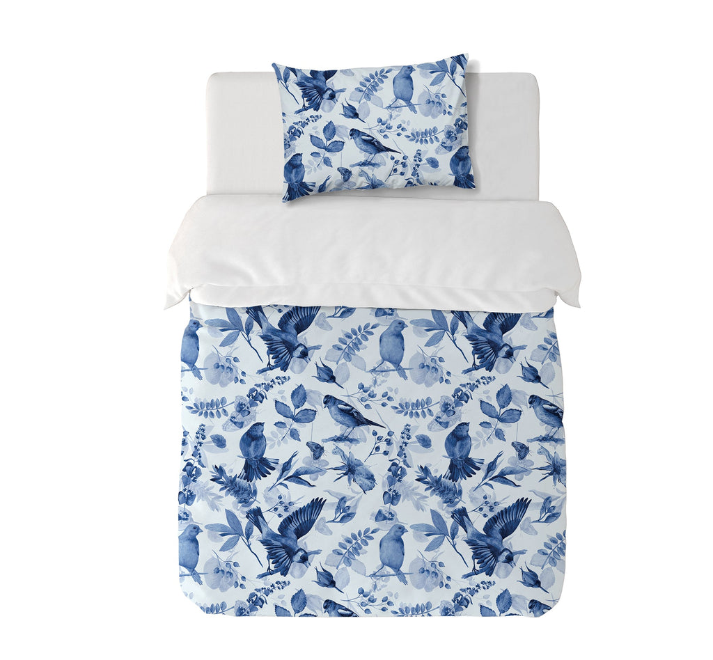 Textiles, Tela, Cojín, Funda Plumón, Piecera, Ropa Cama, Textil, cubre plumón, Genero, Cojines, Manta, Chal, Cubre Cama, Diseño Blue Bird