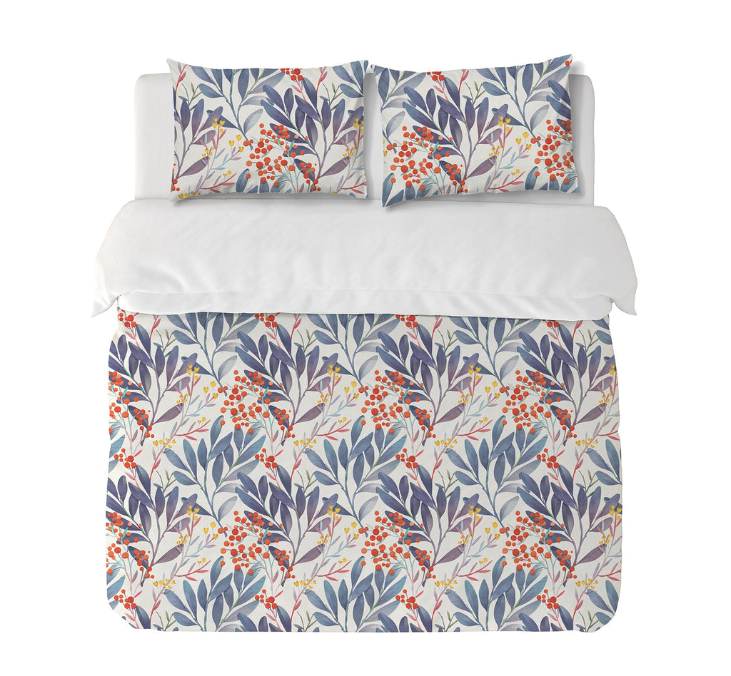 Textiles, Tela, Cojín, Funda Plumón, Piecera, Ropa Cama, Textil, cubre plumón, Genero, Cojines, Manta, Chal, Cubre Cama, Diseño Botanic Violet