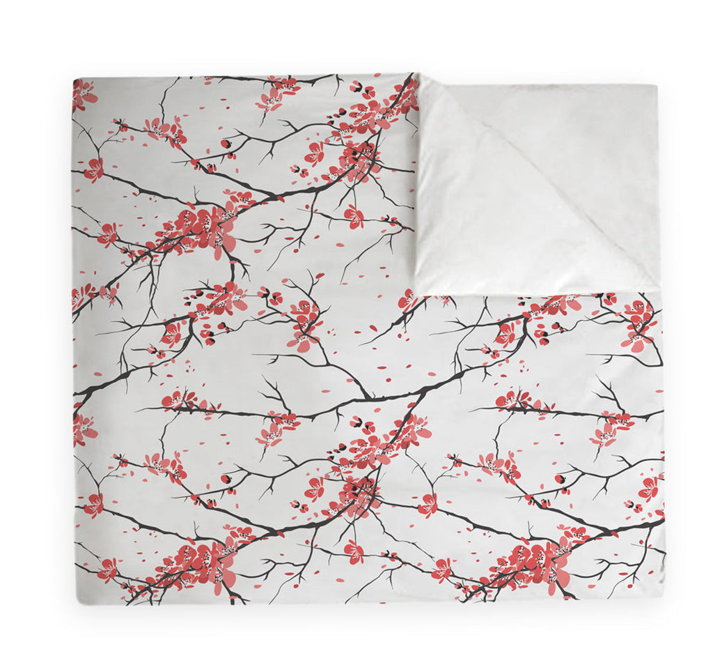 Textiles, Tela, Cojín, Funda Plumón, Piecera, Ropa Cama, Textil, cubre plumón, Genero, Cojines, Manta, Chal, Cubre Cama, Diseño Cherry Blossom