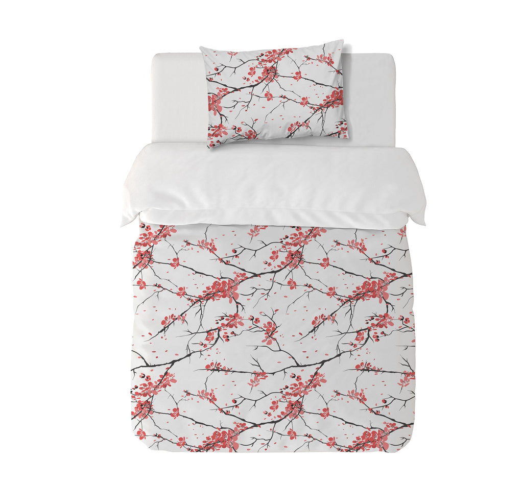 Textiles, Tela, Cojín, Funda Plumón, Piecera, Ropa Cama, Textil, cubre plumón, Genero, Cojines, Manta, Chal, Cubre Cama, Diseño Cherry Blossom