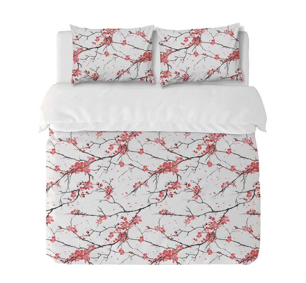 Textiles, Tela, Cojín, Funda Plumón, Piecera, Ropa Cama, Textil, cubre plumón, Genero, Cojines, Manta, Chal, Cubre Cama, Diseño Cherry Blossom