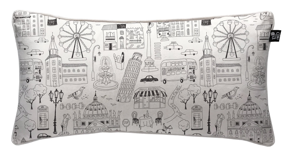 Textiles, Tela, Cojín, Funda Plumón, Piecera, Ropa Cama, Textil, cubre plumón, Genero, Cojines, Manta, Chal, Cubre Cama, Diseño City Lines