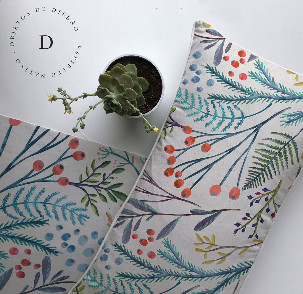 Textiles, Tela, Cojín, Funda Plumón, Piecera, Ropa Cama, Textil, cubre plumón, Genero, Cojines, Manta, Chal, Cubre Cama, Diseño Color Botanic