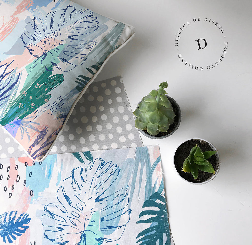 Textiles, Tela, Cojín, Funda Plumón, Piecera, Ropa Cama, Textil, cubre plumón, Genero, Cojines, Manta, Chal, Cubre Cama, Diseño Tropical Memphis