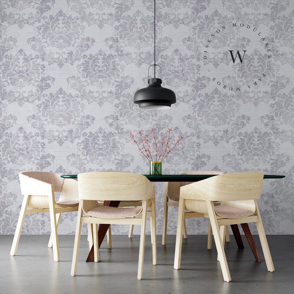 Papel Mural y Vinilico Autoadhesivo para muros de la marca The Wall, diseño de tendencia Alcazar
