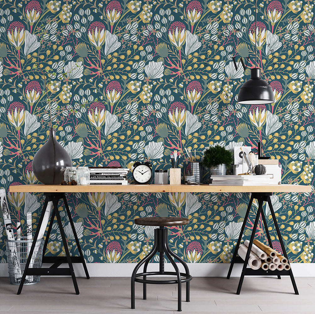 Papel Mural y Vinilico Autoadhesivo para muros de la marca The Wall, diseño de tendencia Amazonas