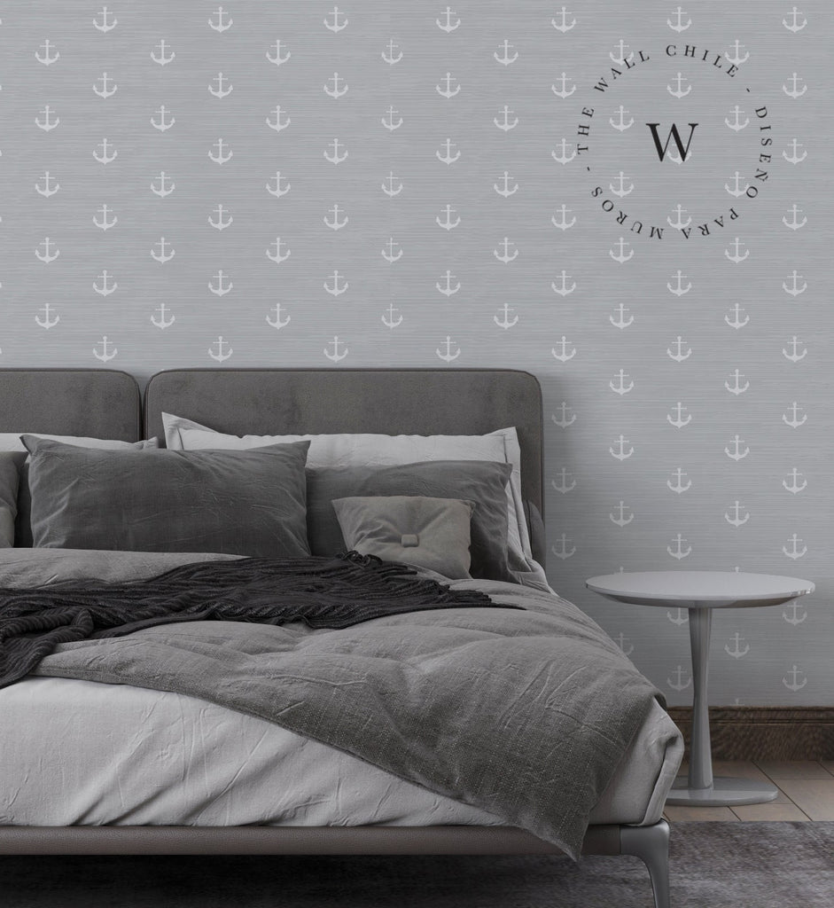 Papel Mural y Vinilico Autoadhesivo para muros de la marca The Wall, diseño de tendencia Ancla