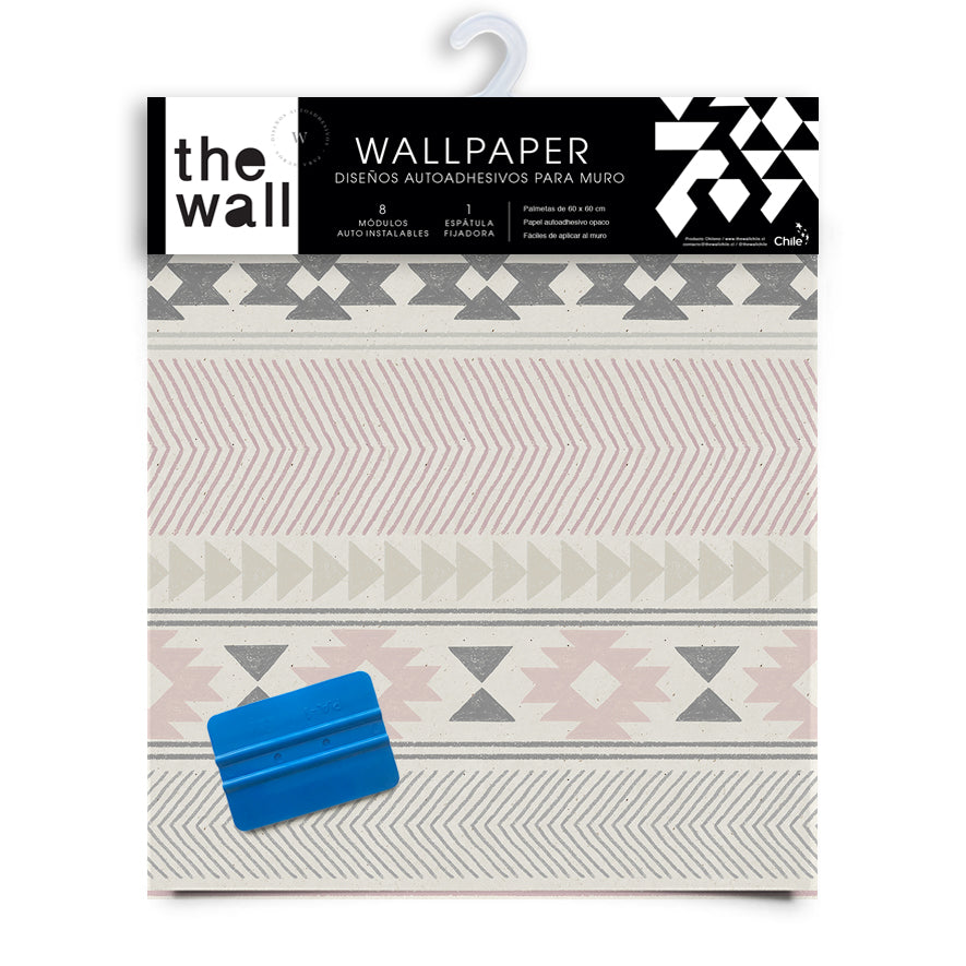 Papel Mural y Vinilico Autoadhesivo para muros de la marca The Wall, diseño de tendencia Andino