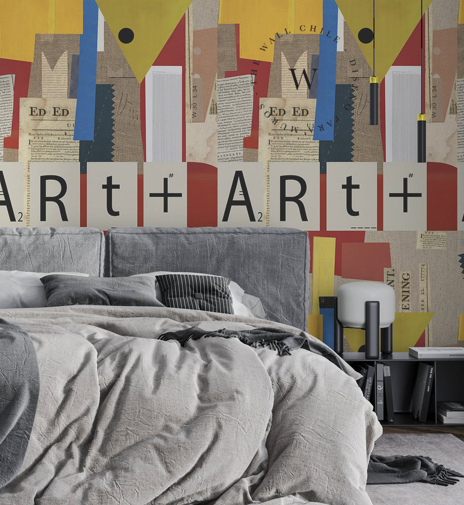 Papel Mural y Vinilico Autoadhesivo para muros de la marca The Wall, diseño de tendencia Art +