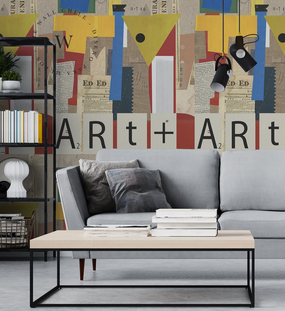 Papel Mural y Vinilico Autoadhesivo para muros de la marca The Wall, diseño de tendencia Art +