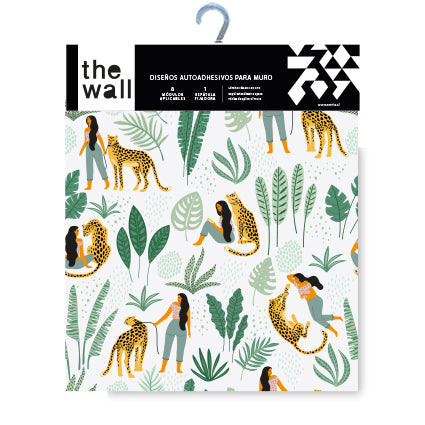 Papel Mural y Vinilico Autoadhesivo para muros de la marca The Wall, diseño de tendencia Be Wild