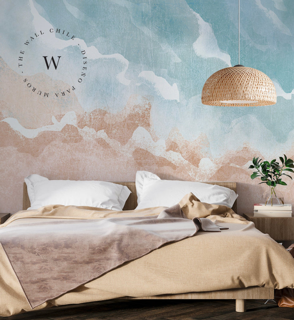 Papel Mural y Vinilico Autoadhesivo para muros de la marca The Wall, diseño de tendencia Beach