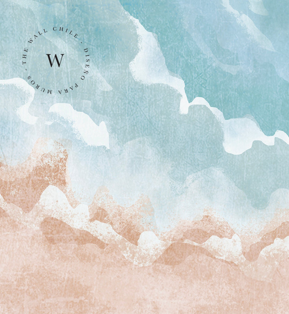 Papel Mural y Vinilico Autoadhesivo para muros de la marca The Wall, diseño de tendencia Beach