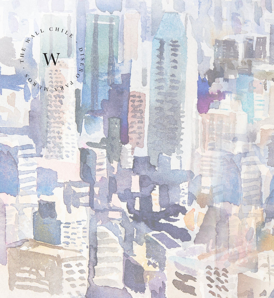 Papel Mural, Papel Pintado, Wallpaper, Mural, Empavonados, Vinilico Autoadhesivo para muros de la marca The Wall, diseño de tendencia City Color