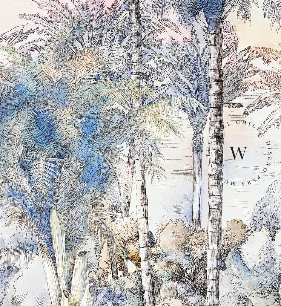 Papel Mural, Papel Pintado, Wallpaper, Mural, Empavonados, Vinilico Autoadhesivo para muros de la marca The Wall, diseño de tendencia Color Lanscape