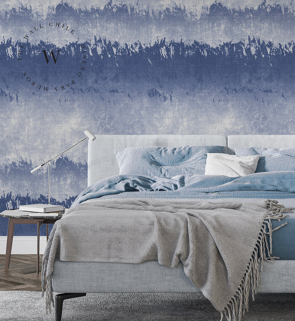Papel Mural The Wall diseño Dip Blue The Wall ofrece decoración para muros con los siguientes productos: papeles murales y papeles vinílicos autoadhesivos frases plateadas, sticker de muros con diseños de tendencia disponibles en dos sustratos y en dos formatos.