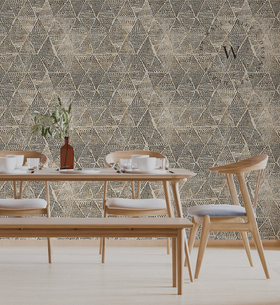 Papel Mural, Papel Pintado, Wallpaper, Mural, Empavonados, Vinilico Autoadhesivo para muros de la marca The Wall, diseño de tendencia Drip Diamond