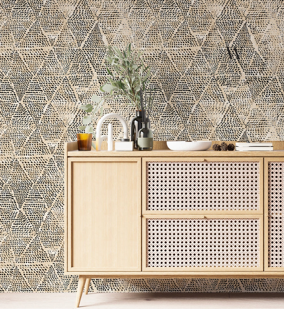 Papel Mural, Papel Pintado, Wallpaper, Mural, Empavonados, Vinilico Autoadhesivo para muros de la marca The Wall, diseño de tendencia Drip Diamond