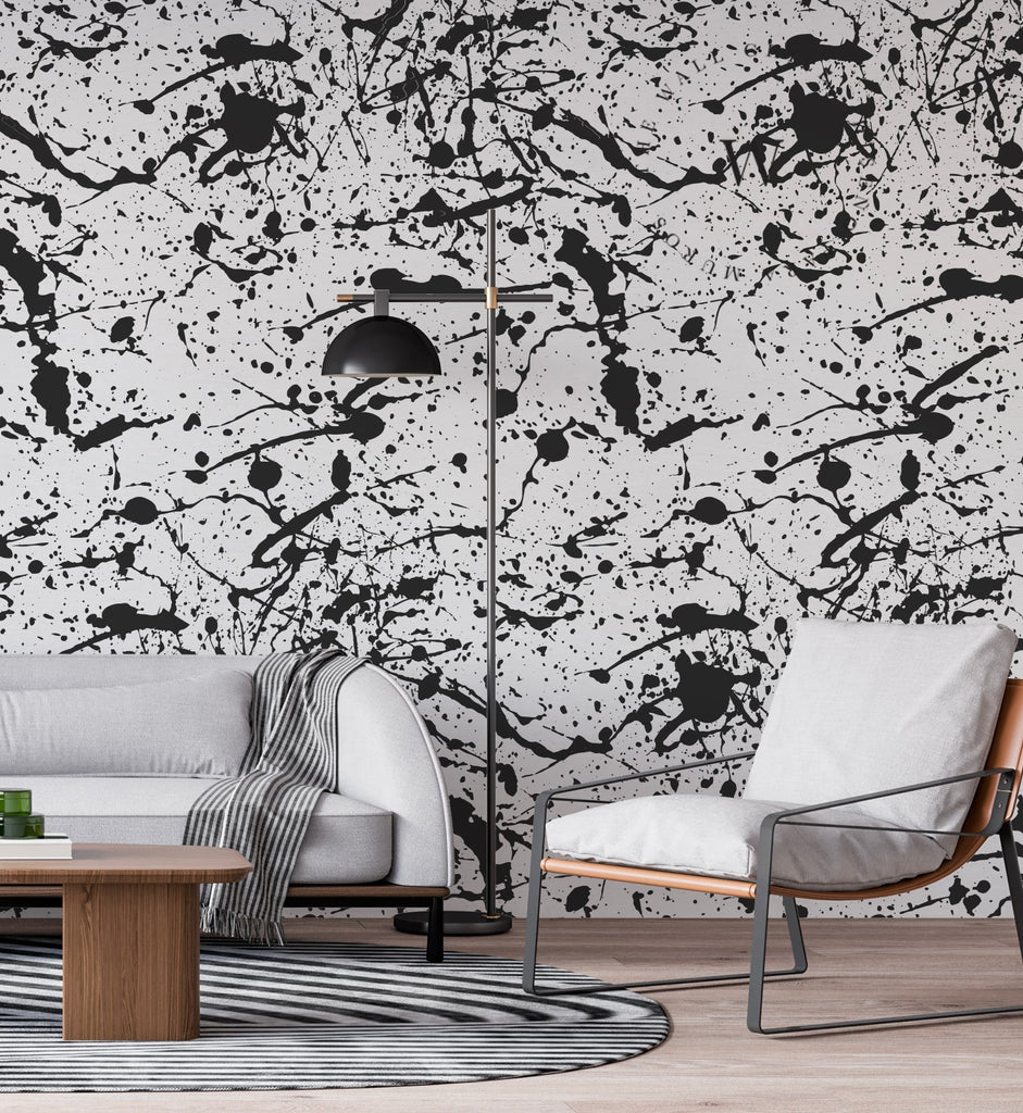 Papel Mural y Vinilico Autoadhesivo para muros de la marca The Wall, diseño de tendencia Dripping