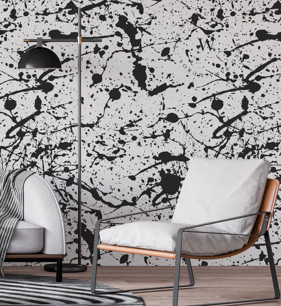 Papel Mural y Vinilico Autoadhesivo para muros de la marca The Wall, diseño de tendencia Dripping