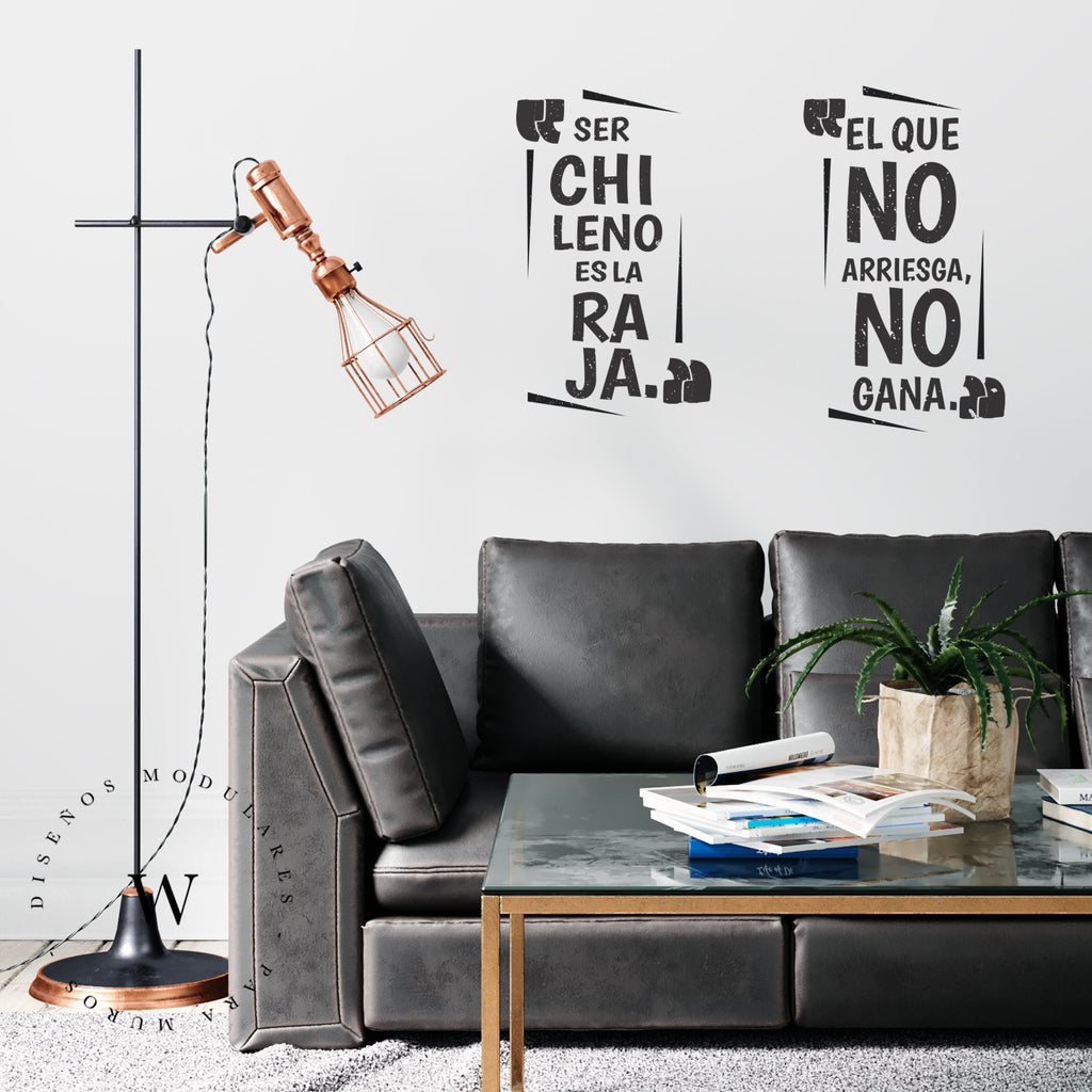 The Wall, sticker para muros, trasforma tu espacio por ti mismo, de manera fácil y rápida. Diseño Arriesga