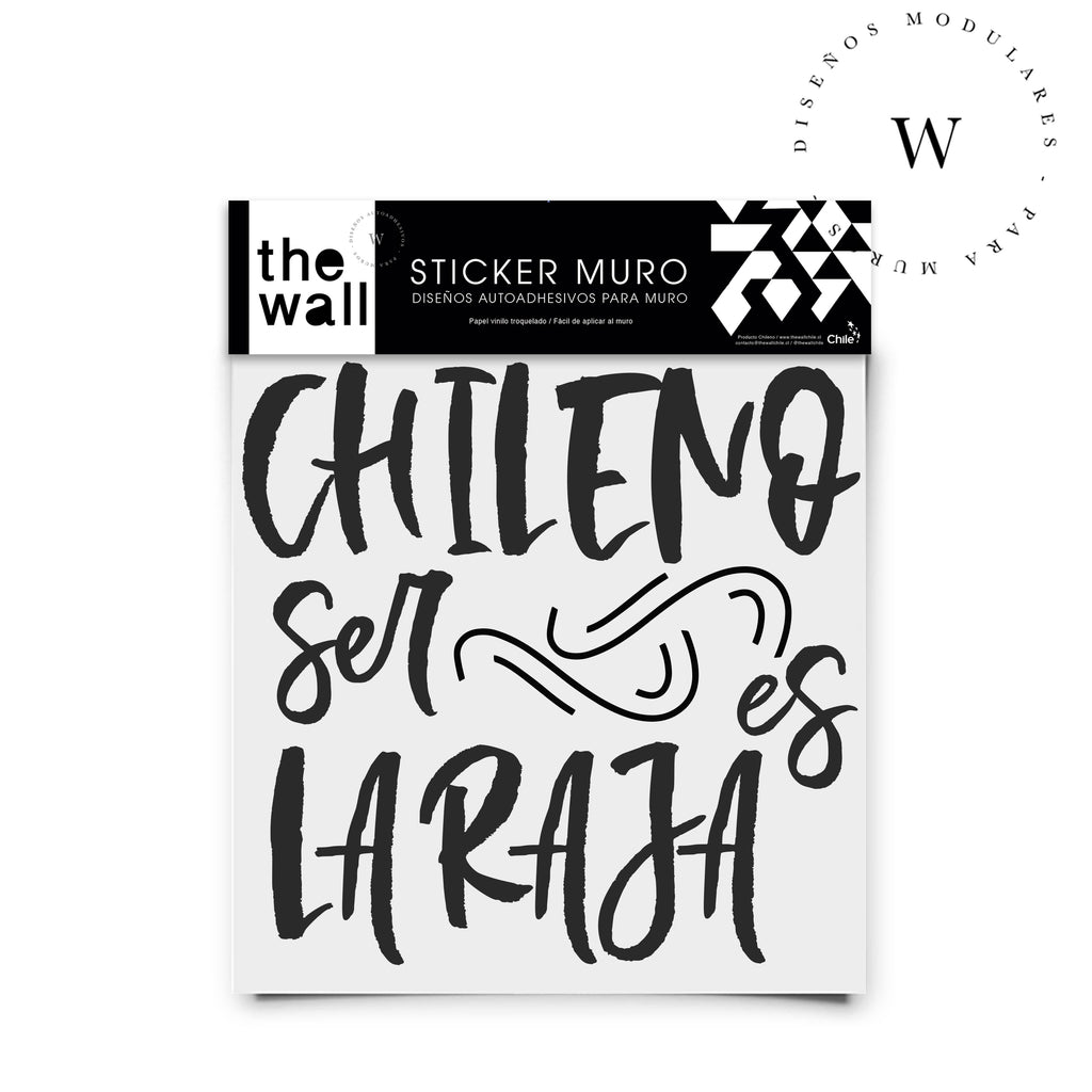 The Wall, sticker para muros, trasforma tu espacio por ti mismo, de manera fácil y rápida. Diseño Chileno