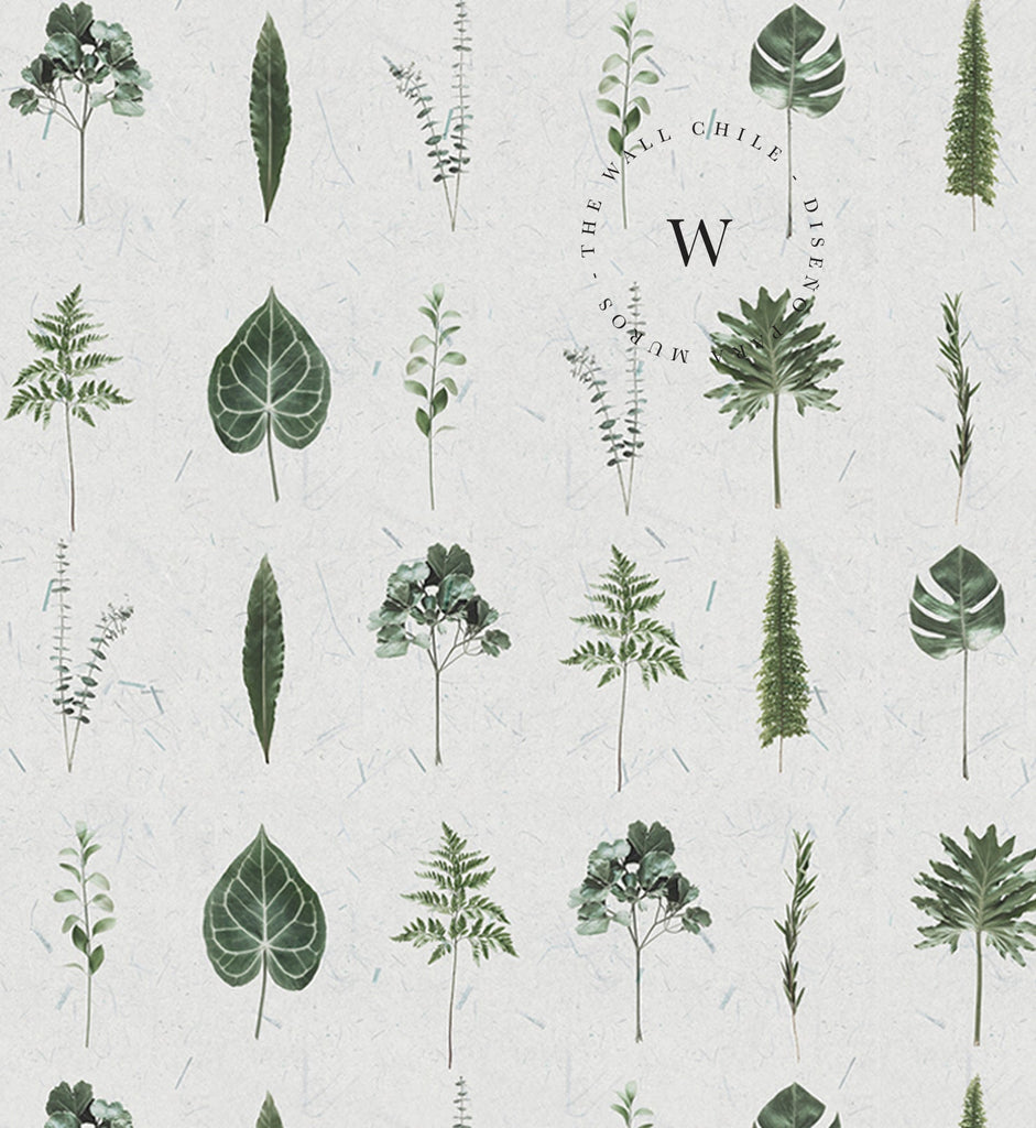 Papel Mural, Papel Pintado, Wallpaper, Mural, Empavonados, Vinilico Autoadhesivo para muros de la marca The Wall, diseño de tendencia Natura