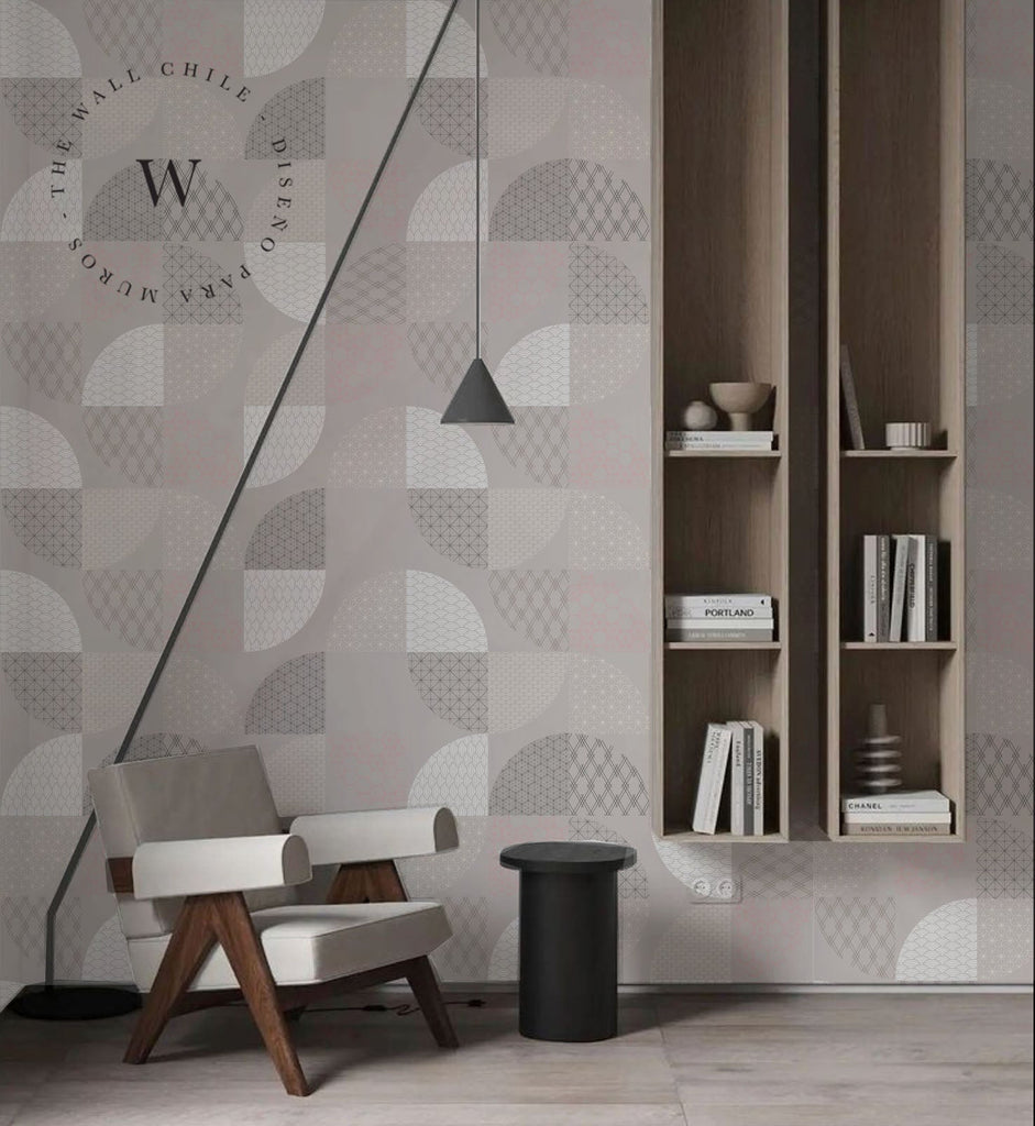 Papel Mural, Papel Pintado, Wallpaper, Mural, Empavonados, Vinilico Autoadhesivo para muros de la marca The Wall, diseño de tendencia Neo Japanese