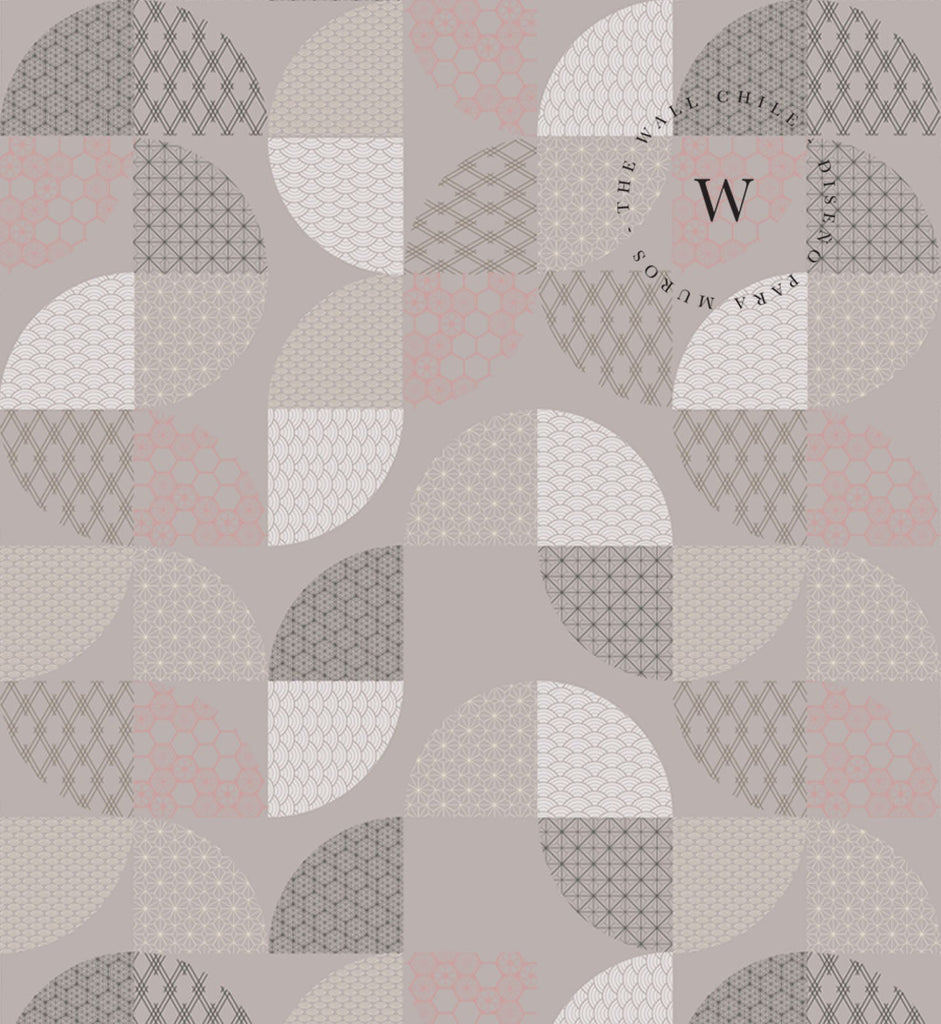 Papel Mural, Papel Pintado, Wallpaper, Mural, Empavonados, Vinilico Autoadhesivo para muros de la marca The Wall, diseño de tendencia Neo Japanese