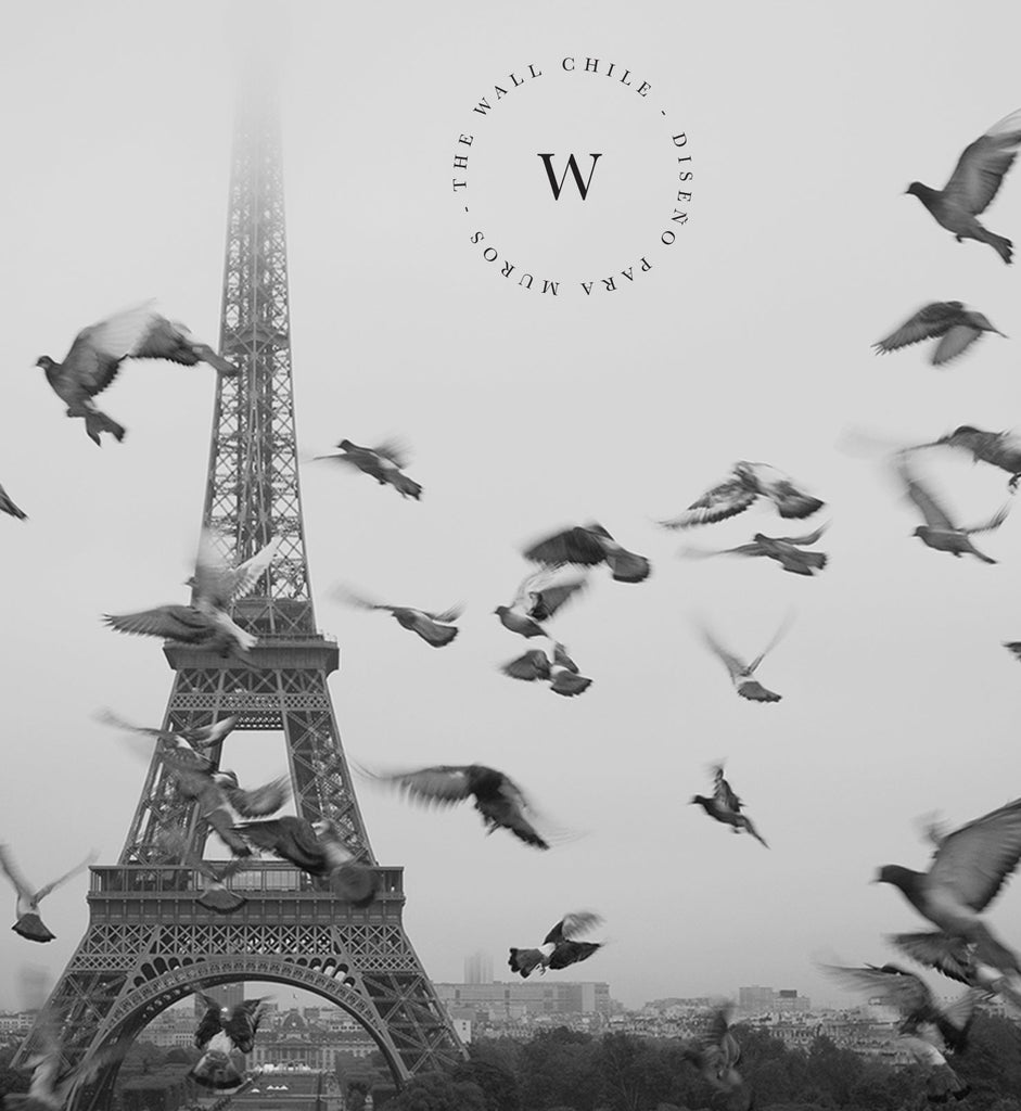 Papel Mural, Papel Pintado, Wallpaper, Mural, Empavonados, Vinilico Autoadhesivo para muros de la marca The Wall, diseño de tendencia Paris