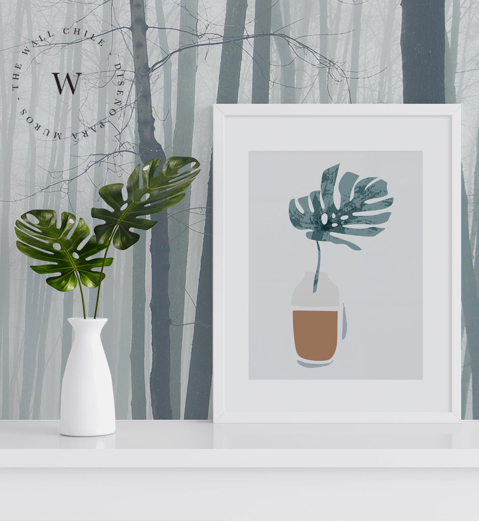  Papel Mural, Papel Pintado, Empavonados, Vinilico Autoadhesivo para muros de la marca The Wall, diseño de tendencia The Forest