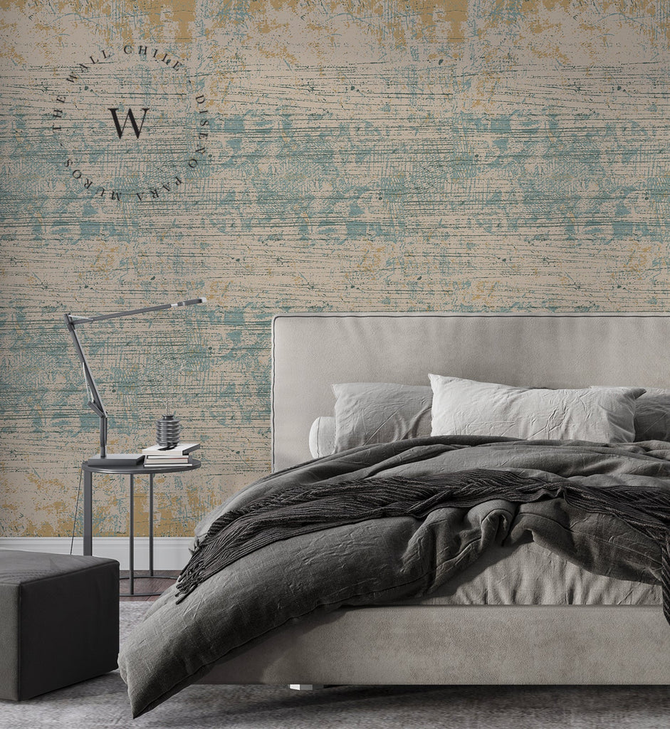  Papel Mural, Papel Pintado, Empavonados, Vinilico Autoadhesivo para muros de la marca The Wall, diseño de tendencia Vintage Grunge