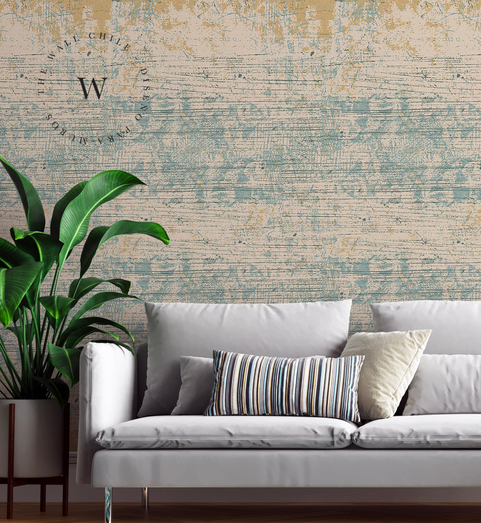  Papel Mural, Papel Pintado, Empavonados, Vinilico Autoadhesivo para muros de la marca The Wall, diseño de tendencia Vintage Grunge