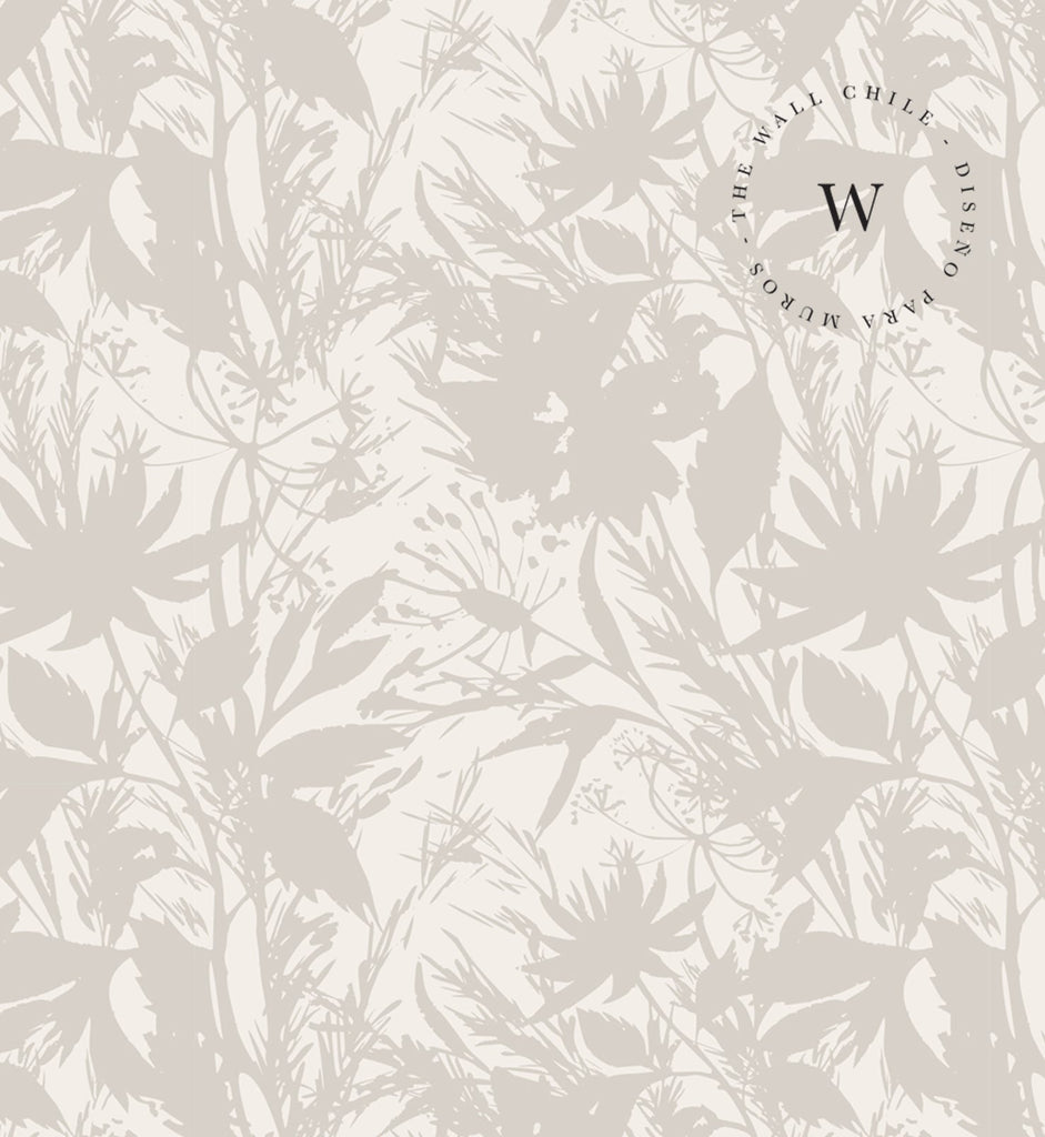 Papel Mural, Papel Pintado, Wallpaper, Mural, Empavonados, Vinilico Autoadhesivo para muros de la marca The Wall, diseño de tendencia Wild Flowers.  