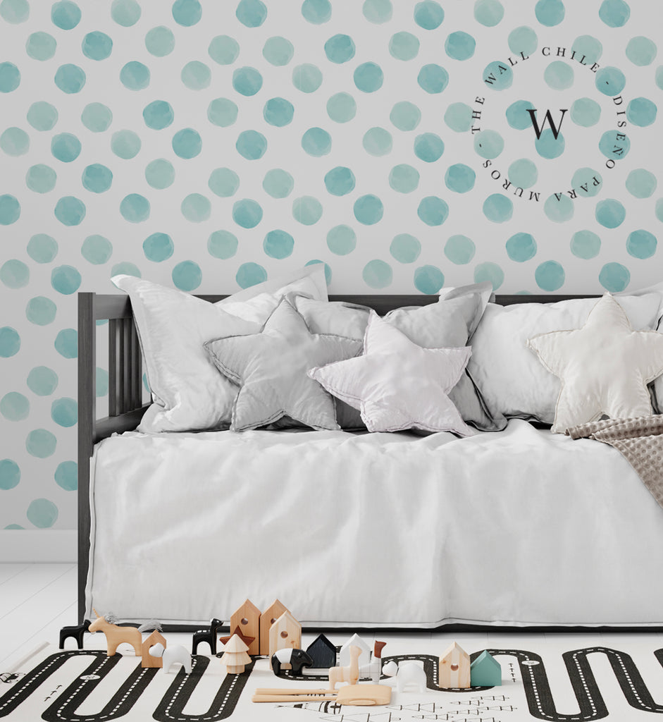 Mint Water Dots