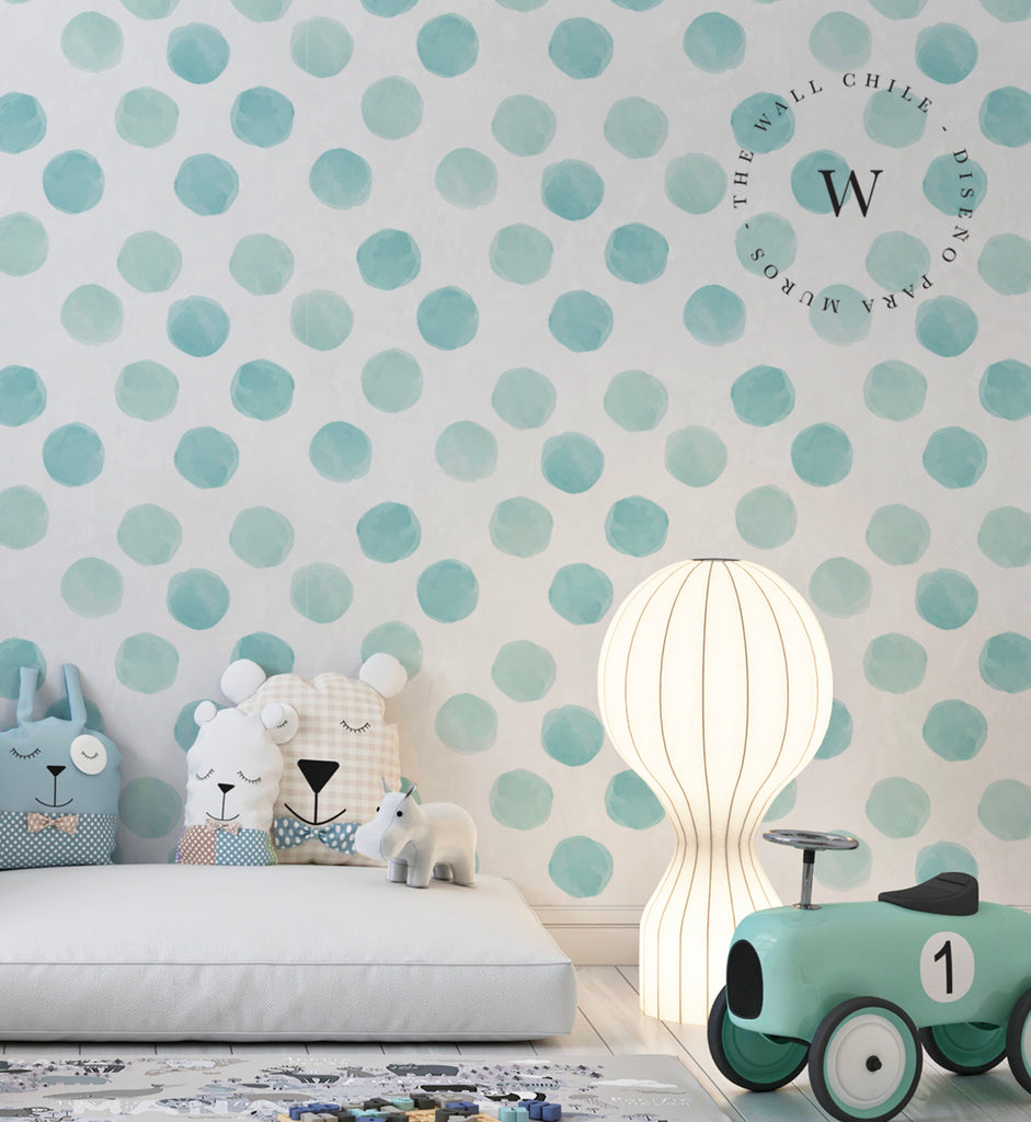 Mint Water Dots
